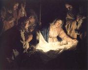 Gerrit van Honthorst, adoration of the shepherds